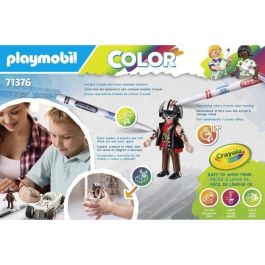 Playmobil Hot Rod Set de Juego Creativo para Colorear con Coche, Figura, 3 Rotuladores y Esponja para Niños +5 Años