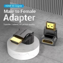 Vention AIOB0 Adaptador HDMI 4K 90º Macho a Hembra 60Hz Negro