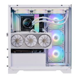 XPG INVADER X Torre Midi Blanca ATX, Midi Tower PC, Blanco, ATX, micro ATX, Mini-ITX, SPCC, Ventana lateral