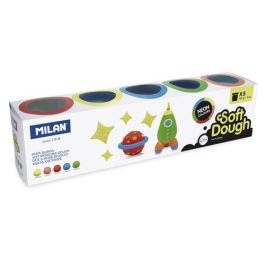 Milan Pasta de Modelar Soft Dough Neón, 5 Botes Colores Surtidos, Blanda y Elástica, 142g Cada Uno Precio: 7.49999987. SKU: B1JVV2KH96