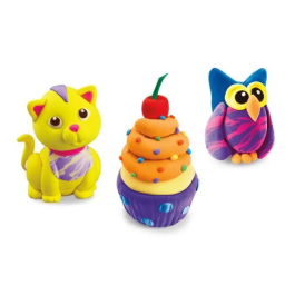 Lexibook LEX3380743111247 Kit de diferentes texturas elásticas para modelar