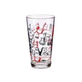 Vivalto Vaso Medidor para Recetas 450 ml, Estampado Cubiertos, 14.8 cm (Alto) x 8.7 cm (Ancho) x 8.7 cm (Profundo)
