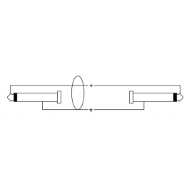 Cordial Cable De Guitarra Jack Recto/Acodado 6 M