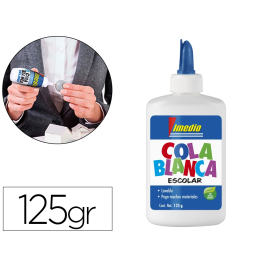 Imedio Cola Blanca Escolar Bote 125 gr Nuevo Diseño