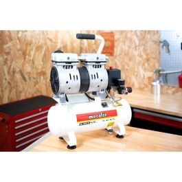 MECAFER Compresor silencioso - 425513 - 6L - 0.5HP - Gris MECAFER Compresor silencioso - 425513 - 6L - 0.5HP - Gris