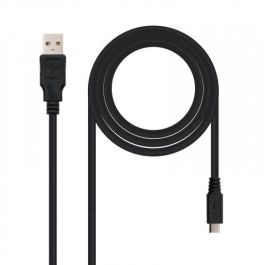 Nanocable 10.01.0501 Cable USB Tipo A a Micro-USB B Macho/Macho 2.0 Negro 1.8 Metros Precio: 4.79000038. SKU: S0225075