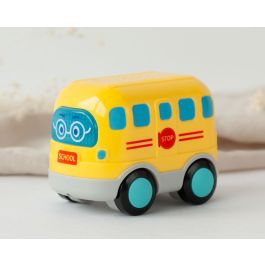 KioKids Bus Escolar Amarillo Con Luz Y Sonido Para Bebé +12 Meses