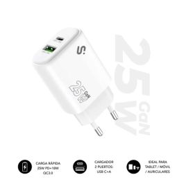 Cargador de Pared Subblim SUBCHG-6G2510 Blanco 25 W
