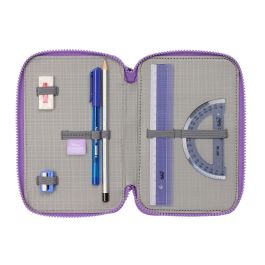 Safta Plumier Escolar Triple 36 Piezas Stitch Sweet - Estuche Lápices y Material Escolar con Contenido 195x125x55 mm Safta Plumier Escolar Triple 36 Piezas Stitch Sweet - Estuche Lápices y Material Escolar con Contenido 195x125x55 mm