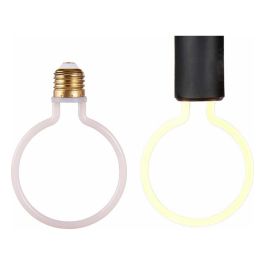 Giftdecor Bombilla LED Forma Bola, 4W E27 2300-2700K, Blanco, 9.3x13.5x3 cm (12 Unidades)