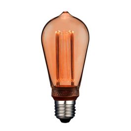 Fbright ST64 Bombilla LED Decorativa Edison E27 4W 200lm 1800K Luz Cálida Vintage Ámbar Ø64x142mm No Regulable Precio: 11.88999966. SKU: B17VMYYW9S