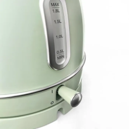 Sweiss Hervidor KTL7 2200 W 1,8 L Base Giratoria Vintage - Verde