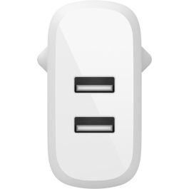Belkin 1m a-c 24w - Cargador Dual USB-A 24W Blanco