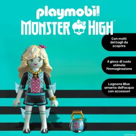 PLAYMOBIL Monster High Lagoona Blue 71998 con Neptuna - Figura Coleccionable inspirada en el océano para +5 años