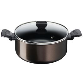 TEFAL B5544602 Cacerola Easy Cook&Clean de 24 cm (4,7 l) + tapa, antiadherente, Thermo-Signal, todas las fuentes de calor excepto inducción, fabricada en Francia Precio: 53.8899999. SKU: B1GNKCGVT3