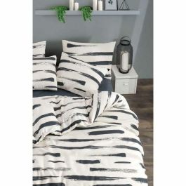 Juego de Cama ASI8684283430574 - 1 Funda Nórdica 220x240 cm + 2 Fundas de Almohada 60x60 cm - 65% Algodón, 35% Poliéster - Blanco