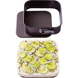 Pyrex Molde Desmontable Asimetria de Acero Antiadherente 24 cm, Apto Horno, Lavavajillas y Congelador, 10 Años Garantía