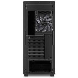 Sharkoon VK3 Torre Full Negra PC Gaming - Chasis con 3 Ventiladores Frontales 120mm y 1 Trasero, Soporte Discos 2.5/3.5"