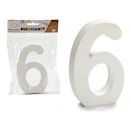 Pincello Número 6 Madera Blanco 2x11 cm (24 Unidades) Pincello Número 6 Madera Blanco 2x11 cm (24 Unidades) Precio: 16.50000044. SKU: B1FYNSC3MB