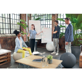 Nobo Bloc Congreso Papel Reciclado Cuadriculado/Liso 580x810 mm 50 Hojas 70 g/m² Certificado Nordic Swan