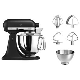 Kitchenaid Robot de Cocina Artisan 5KSM175 PS EBK Hierro Fundido 4.8L con Accesorios
