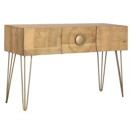 Recibidor Home ESPRIT Dorado 120 x 38 x 76 cm Recibidor Home ESPRIT Dorado 120 x 38 x 76 cm