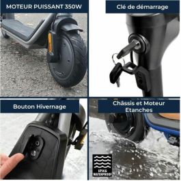 Yeep.Me YEE1698337522440 Patinete eléctrico 350W 20 km Autonomía 8,5" Ruedas Conectado Arranque 85a Garantía 5 años