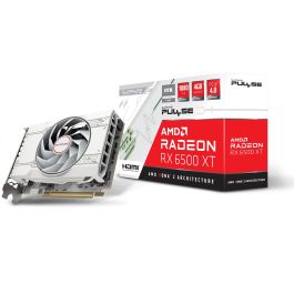 Sapphire 11314-04-20G Tarjeta Gráfica PULSE Radeon RX 6500 XT ITX 4GB GDDR6 para Gaming 1080p, 2825 MHz Boost, AMD RDNA 2
