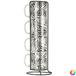 Secret Of Gourmet Tazas Mug On Rack Colores Surtidos 4 Unidades con Soporte