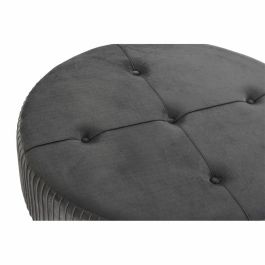 Reposapies Scandi DKD Home Decor Gris Oscuro 80 x 38 x 80 cm