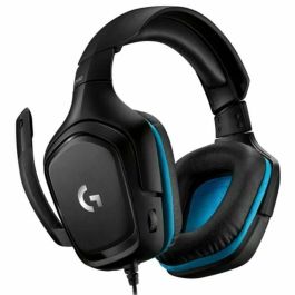 Auriculares con Micrófono Gaming Logitech 981-000770 Azul Negro
