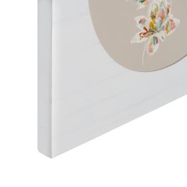 Cuadro 2/M Crema Madera Decoración 60 X 4 X 60 cm