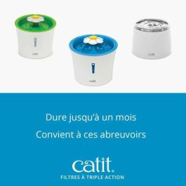 Catit CAT1738132794391 Filtro Triple Acción para Fuentes de Agua, Pack 12, Agua Pura, Previene Enfermedades Urinarias