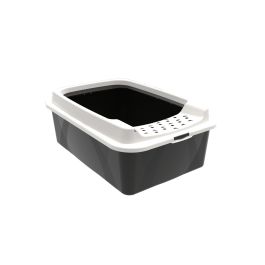 Rotho Mypet Eco Bandeja Sanitaria para Gatos Blanco Negro Entrada Espaciosa Fácil Limpieza Razas Grandes Precio: 11.79000042. SKU: S6102023