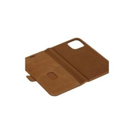 dbramante1928 Lynge Funda Cartera 2-en-1 para iPhone 12/12 Pro 6.1" - Piel Plena Flor Marrón Tan