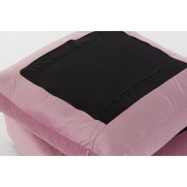 DKD Home Decor Reposapiés Cuadrado Moderno Rosa de Poliéster | Puf Decorativo con Asiento de 30 cm y Medidas 55x55x30 cm DKD Home Decor Reposapiés Cuadrado Moderno Rosa de Poliéster | Puf Decorativo con Asiento de 30 cm y Medidas 55x55x30 cm