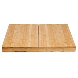 Kinvara Set 2 Tablas de Cocina Vitro de Bambú, 28 cm, Protección y Superficie de Trabajo Libre de Alérgenos (6 Unidades)