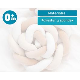 Trenza Protectora Para Cuna Y Cama En Beige 1,50M Trenza Protectora Para Cuna Y Cama En Beige 1,50M