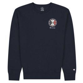 Sudadera sin Capucha Hombre Champion USA Crewneck Azul oscuro 36