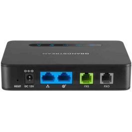 Grandstream SIP-ATA HandyTone HT813 Adaptador de Teléfono Analógico (ATA) con 1xFXS / 1xFXO - Negro
