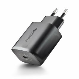 NGS BUD45W-C Cargador de Pared GaN Ultrarrápido 45W con 1xUSB Tipo-C y Cable USB-C a USB-C 1.5m PD3.0
