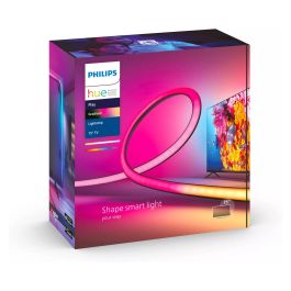 Philips Play Gradient Tira LED Luz Inteligente para TV de 75 Zoll, Blanco y Color, ZigBee, 1100 lm
