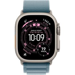 Apple Watch Ultra 3 Titanium Cellular 49mm Reloj Inteligente con Correa Alpine Loop Azul Talla L