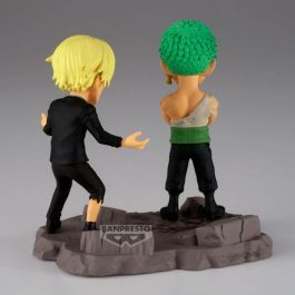 Banpresto Figura Roronoa Zoro & Sanji One Piece World Collectable Log Stories 8cm PVC ABS