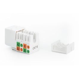 Digitus DN-93601 Keystone Jack CAT 6 Sin Apantallar, RJ45 a LSA, Rendimiento 250 MHz, Negro