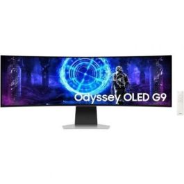 Samsung S49DG954SU Monitor Gaming 49" Curvo Ultrapanorámico OLED G9 Dual QHD 240Hz 0.03ms Glare Free G-Sync Regulable Plata
