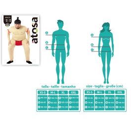 Disfraz Sumo Hombre Adulto Talla M-L Temática Paises del Mundo