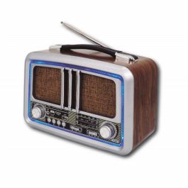 SAMI Radio Vintage XL Multibanda, 3 Bandas (FM/AM/SW), con Luz, Funciona con Pilas y Batería Recargable Precio: 38.115. SKU: B16GRL6C9X