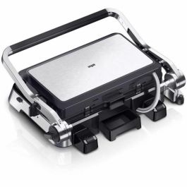 Braun AAAQQ27117 Parrilla multifunción Multi Pro 9, 2000W con 3 Posiciones de Calentamiento, Diseño Negro/Acero