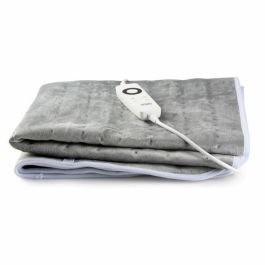 Calentador de cama eléctrico DOMO para 1 persona - 6 niveles de calor - Polar de franela - 150x80 cm - Gris